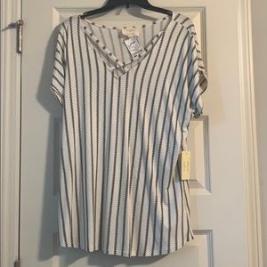 Flower & Feather Knit Top